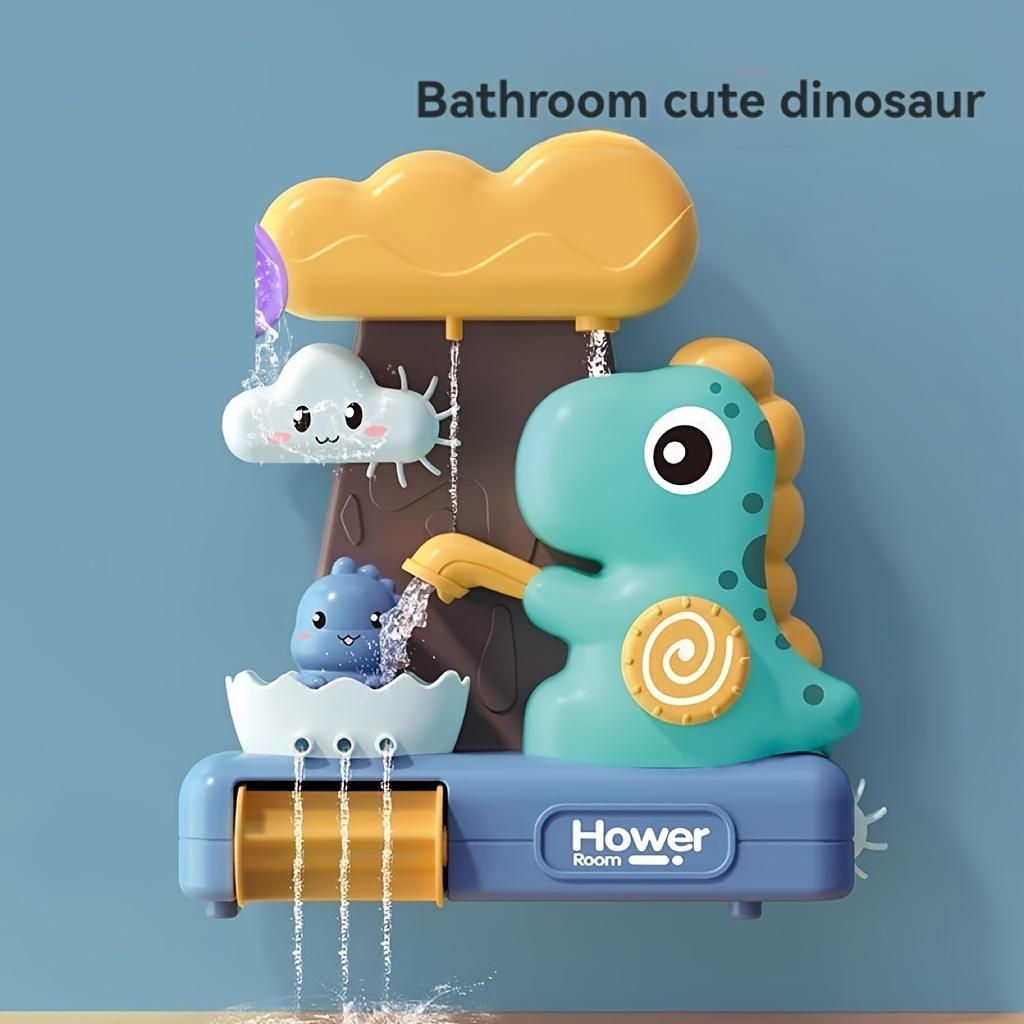 Cartoon Dinosaur-Shaped Bathroom Toys, Spinning Toys, Bath Toys, Bathroom Toys, Christmas Gifts, Halloween, Thanksgiving, Toys for Boys,Gift Toys.