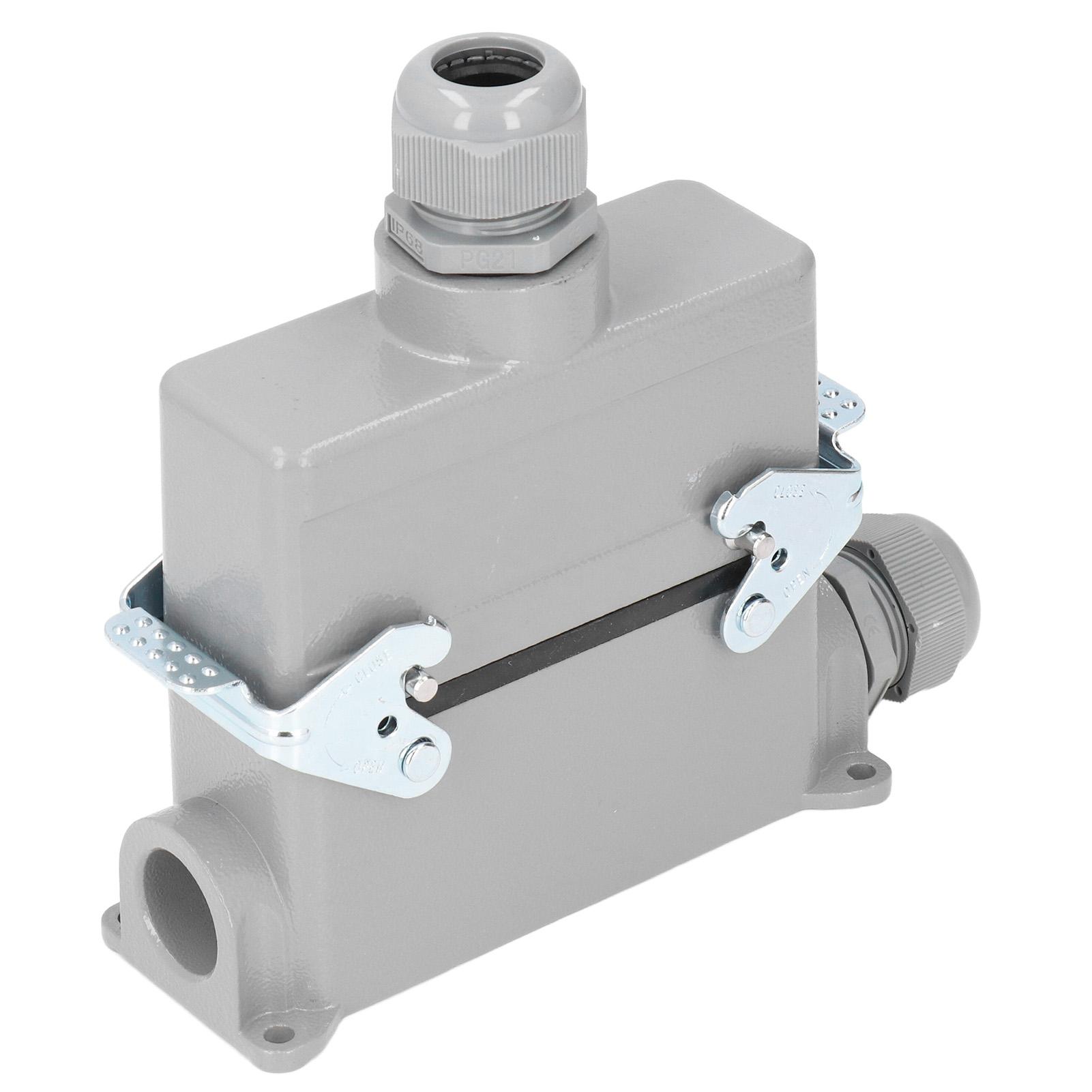 

Rectangular Heavy Duty Connector HDCHE0244PG21 Waterproof for Connecting 16A 500V