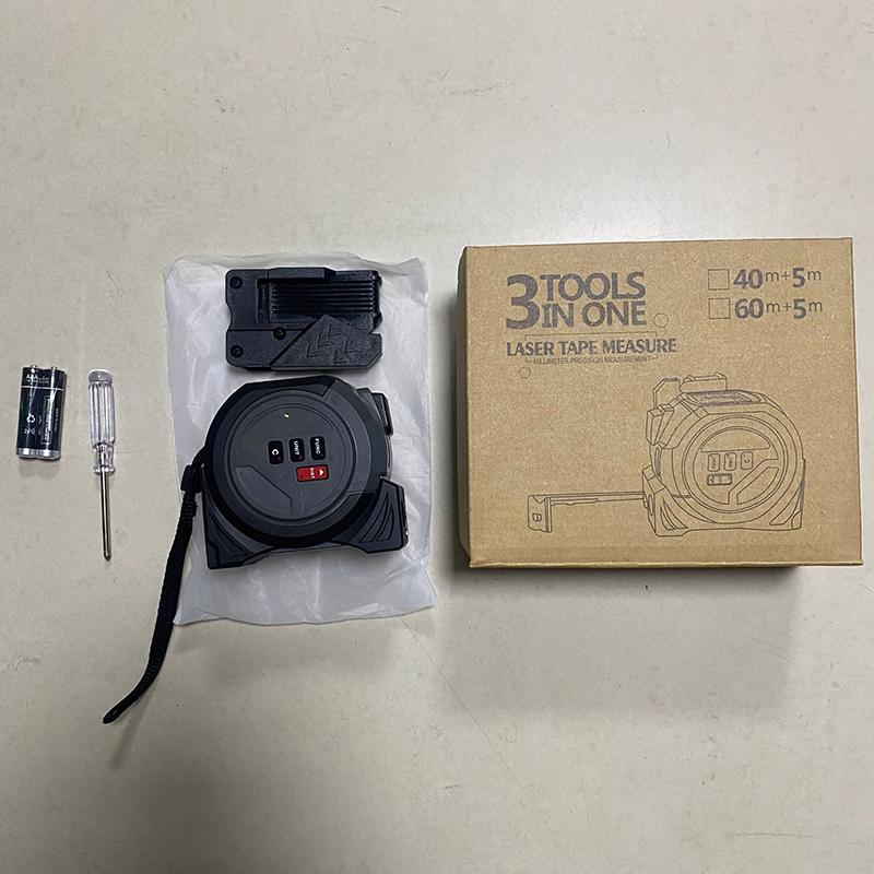 High Precision Laser Tape Measure Professional Laser Tape Measure Portable Multi-function Tapes Measures Digital Measuring Tool