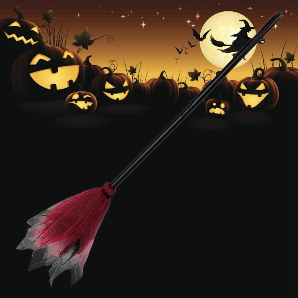 Handcraft Children's Performance Classic Witch Accessory Flying Broomsti Party Prop Witch Broom
