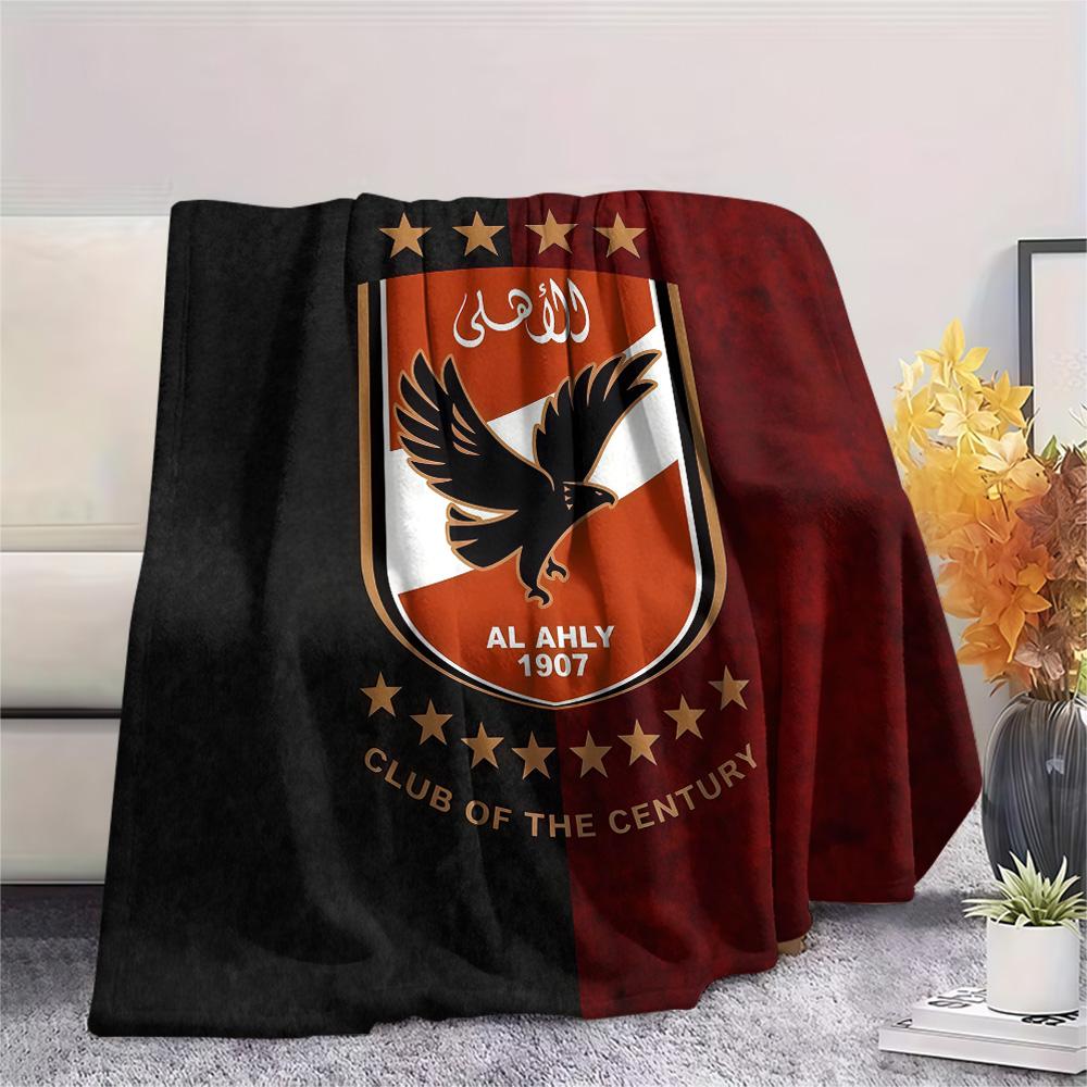 Al Ahly Sporting Club Flannel Blanket, High quality Comfortable for All Seasons, Home Decor, Warmth and Comfort