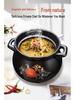 High-Temperature Resistant Large Capacity Ceramic Casserole and Soup Pot for Gas Flame