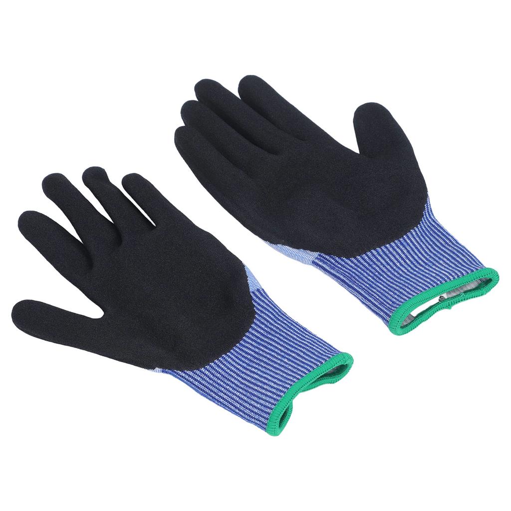 Cut Resistant Work Gloves Steel Wire A7 Grade Men and Women Universal Non Slip Oil Proof Safety Work Gloves L (22+