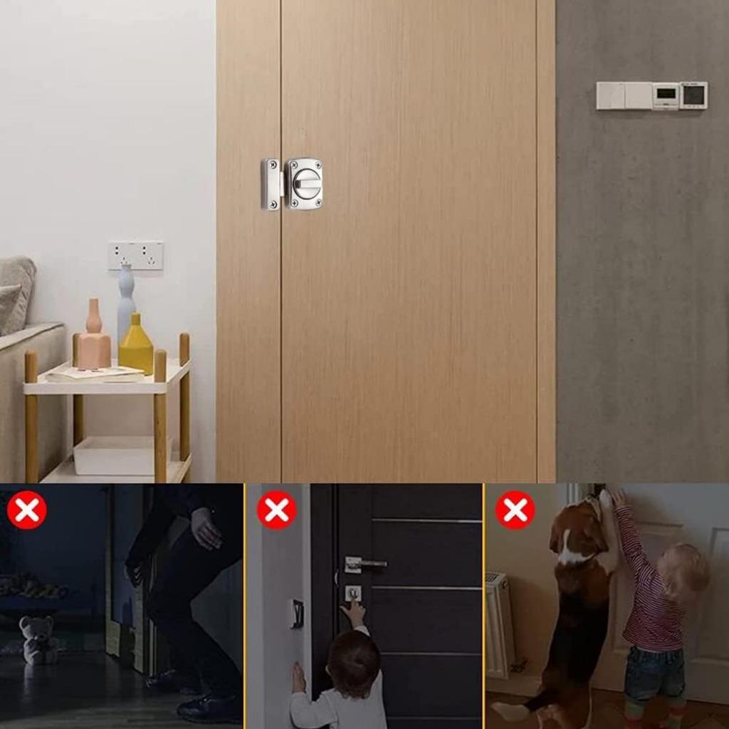 Ночной замок с двухсторонним поворотным замком безопасности — фото 7