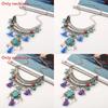 Ethnic Style Simulation Gemstone Decoration Women Necklace With Tassel Design For Casual Wear
