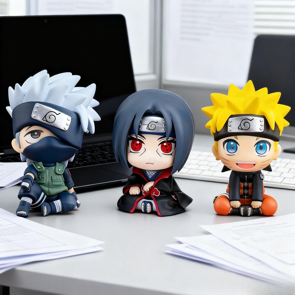 Hot Naruto Anime Figure Uzumaki Naruto Kakashi Uchiha Sasuke Itachi Cute Toys Q Figurals Action Figurine Model