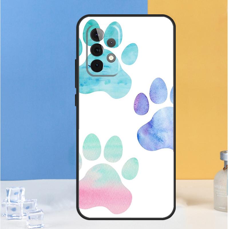 Cat Dog Paw Design For Samsung Galaxy A05 A06 A13 A33 A53 A36 A26 A16 A54 A34 A14 A32 A52 A55 A35 A15 A56 Case