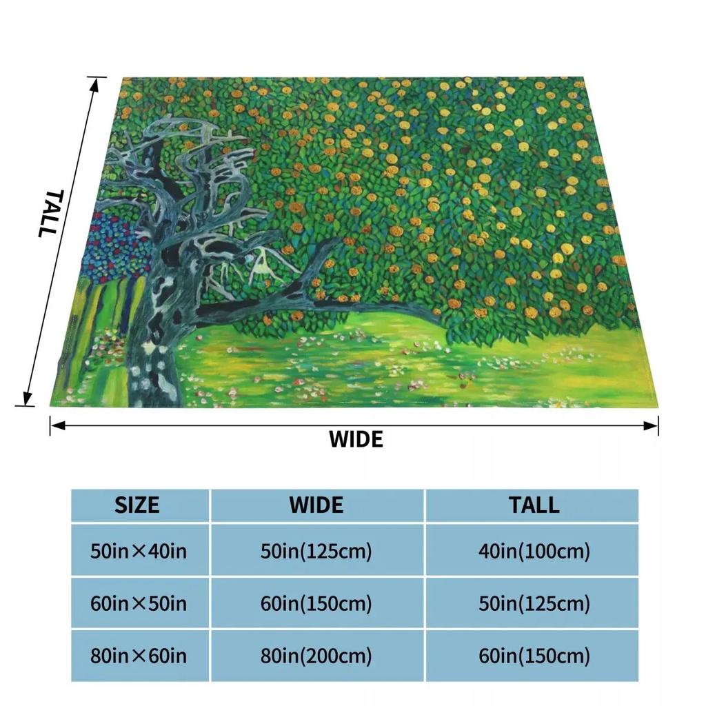 Tree Of Life Stoclet Frieze Gustav Klimt Blankets Fleece Novelty Warm Throw Blanket for Bedspread Autumn/Winter