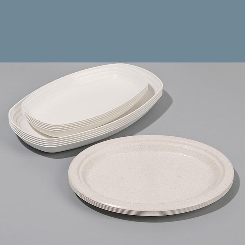 ZISIZ Jednorázový talíř z rýžových slupek potravinářské kvality