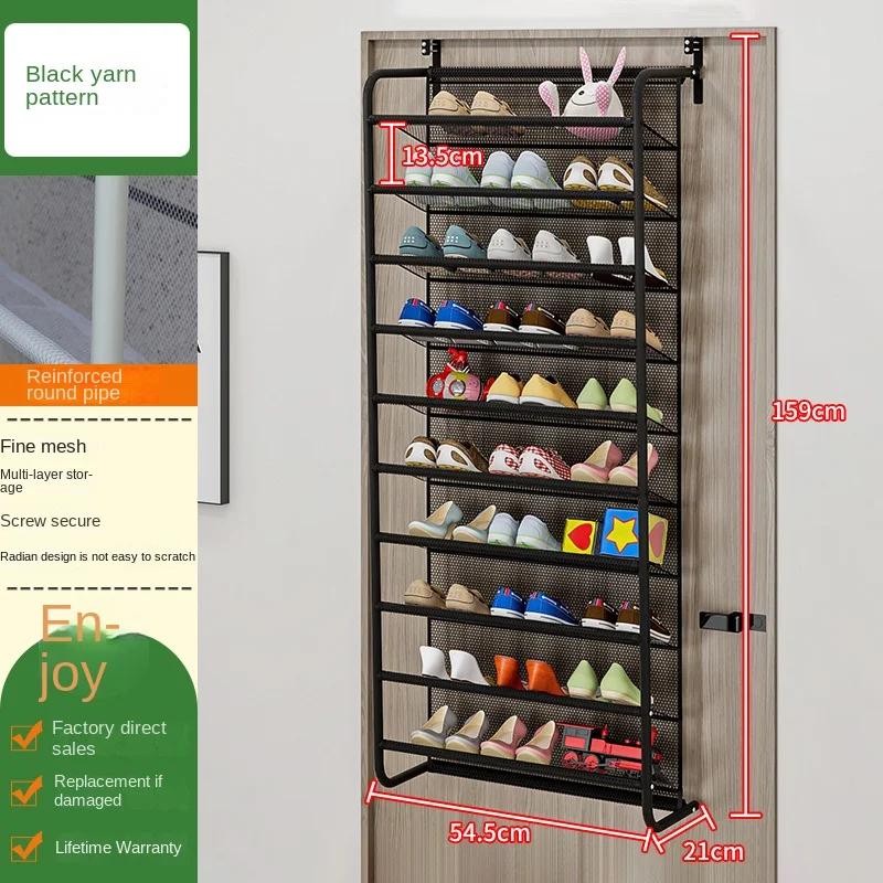 Multi-Layer Assembled Shoe Rack  Dust-proof Storage Cabinet, Simple Wall-Mounted, Space-Saving, Household
