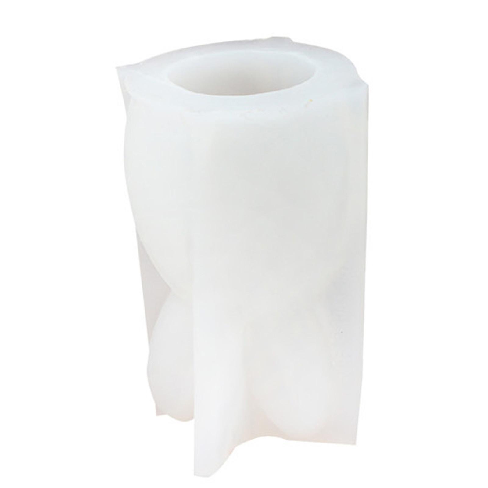 3D Easter Bunny Candle Moulds, Soap Moulds, Silicone Baking Mould, Ears  Cake Mould For Cake Decoration, Easter Gifts белый