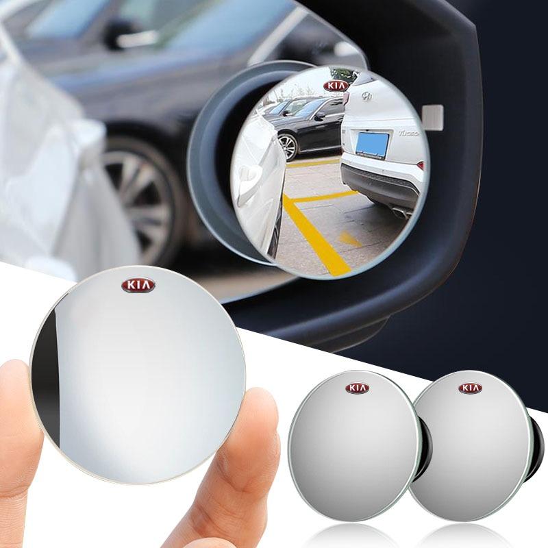 2Pcs Car Adjustable 360 Degree Car Blind Spot Rear View Mirror For KIA Sportage Ceed Rio 3 4 Picanto Sorento Optima Cerato Soul Amanti