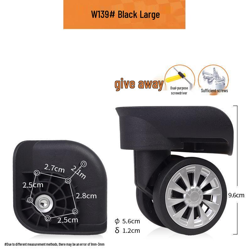 Universal Silent Roller Wheels for Suitcase Repair