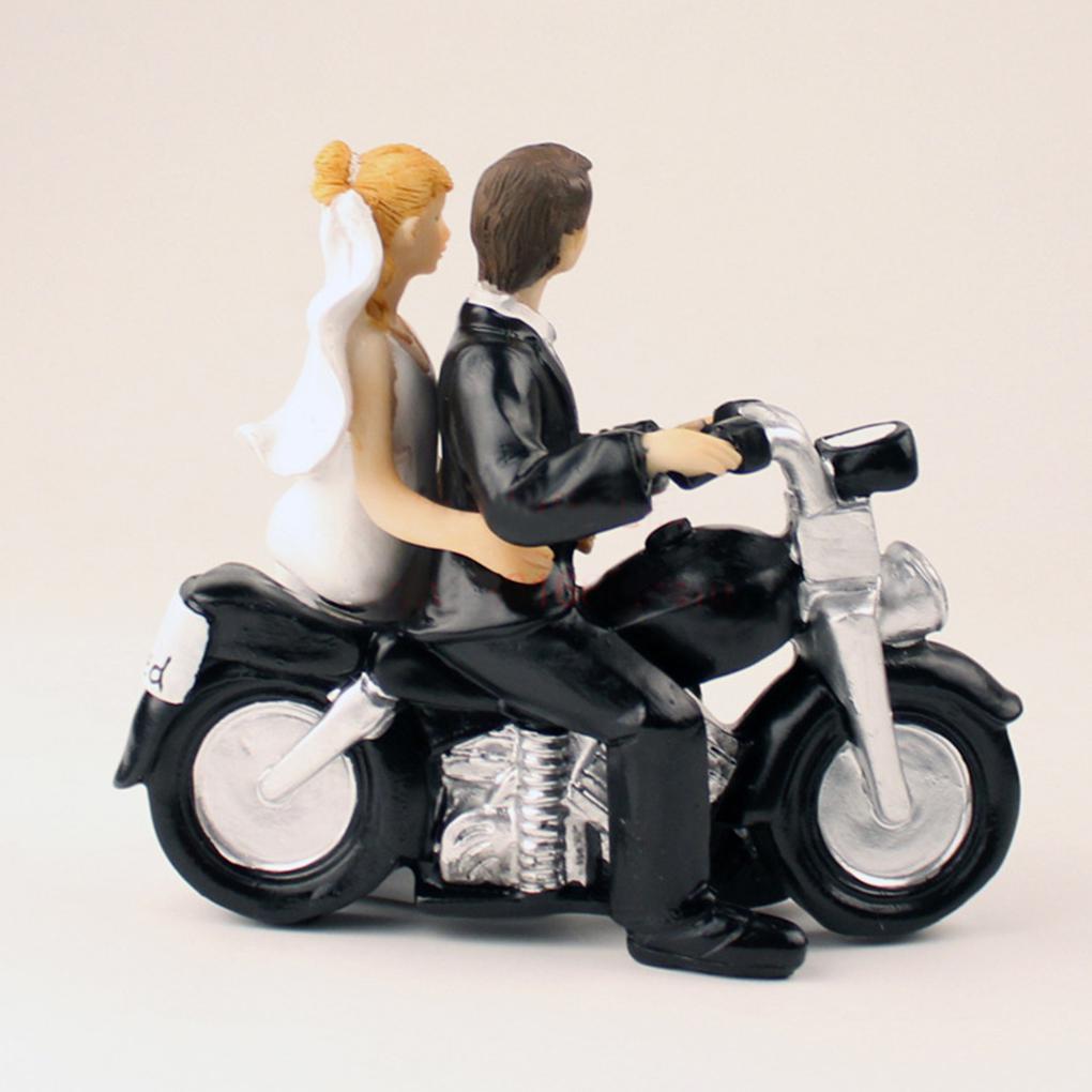La Mariee Maries Moto Wedding Cake Topper Figurine Mariage Cadeau Topper Acheter A Prix Bas Livraison Gratuite Avis Reels Avec Des Photos Joom