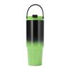 With Straw Gradient Thermos Cup 30oz Car Cup Milk Stainless Steel Insulated Cup  Outdoor