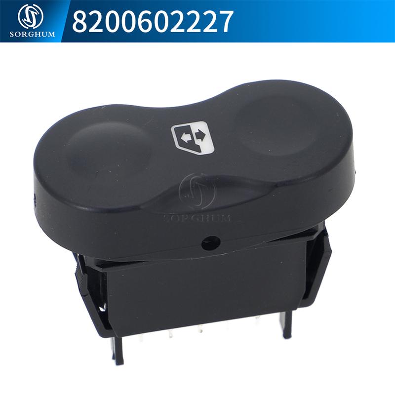 SORGHUM 8200602227 Car Front Driver Side Window Switch Button For Dacia Logan MCV 2009 2010 2011 Duster Sandero 2008 2011 5 P