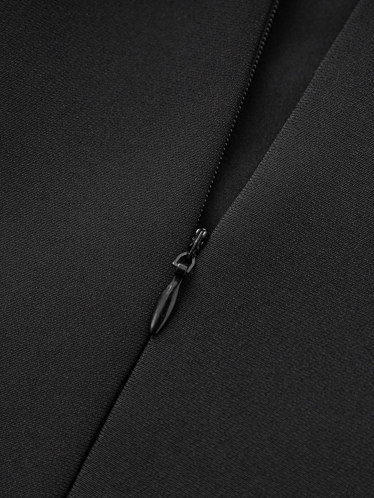 French Style Cape Dress: Short Sleeve, Waist-Slimming, Light Luxury