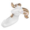 Resin Animal Shape Hook Wall Mounted Hanging Hook Decorative Hook for Coat Towel Key Painted Golden