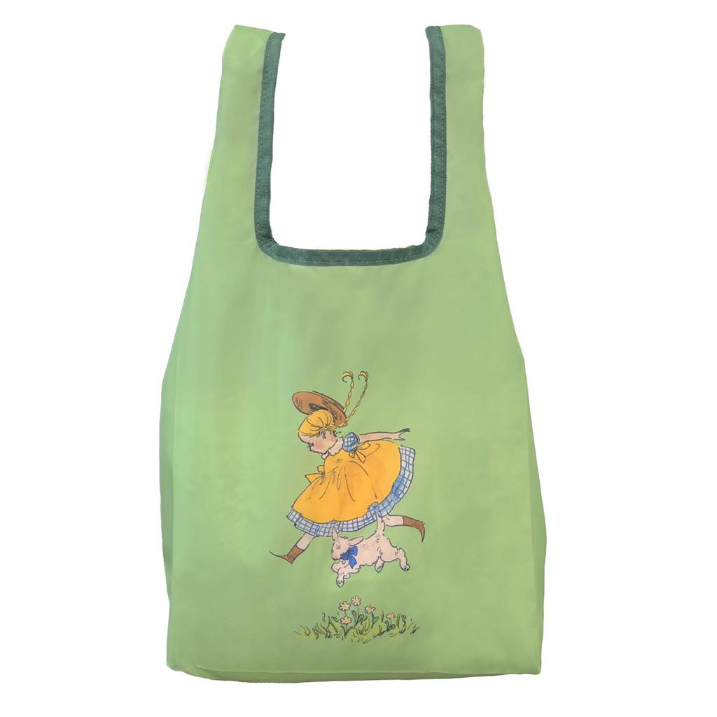 Kurahashi Rei Eco GR Miscellaneous Goods Bag, Green, KHR010, Pocketable, Packable, Compact, Foldable,