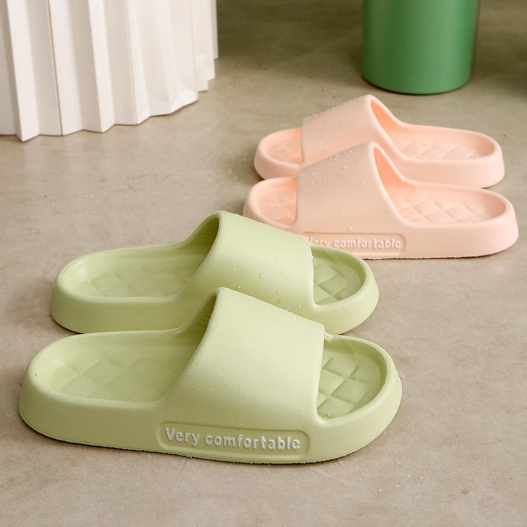 Coole Hausschuhe Damen neu Paar Zuhause dicker Boden auf Scheiße treten rutschfest Zuhause Outdoor Herren Sandalen