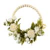 Artificial Flower Wreath Door Garland Greenery Leaves Wall Hanging Decor