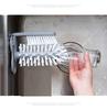 Wall Mounted Cup Brush Multi Functional Cleaner Rotating Sponge for Kitchen Sink Cups Mugs Dishwashing