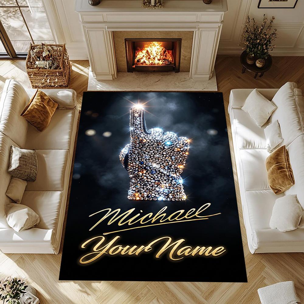 Michael Jackson 153 Personalized Name Floor Mat Design for Entryway Dining Room Hallway Decorate room Antislip Carpet Office home decor