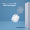 Silikon Schutzhülle Abdeckung Hohe Transparenz Stoßfeste Abdeckung für Airpods4 Ohrhörer
