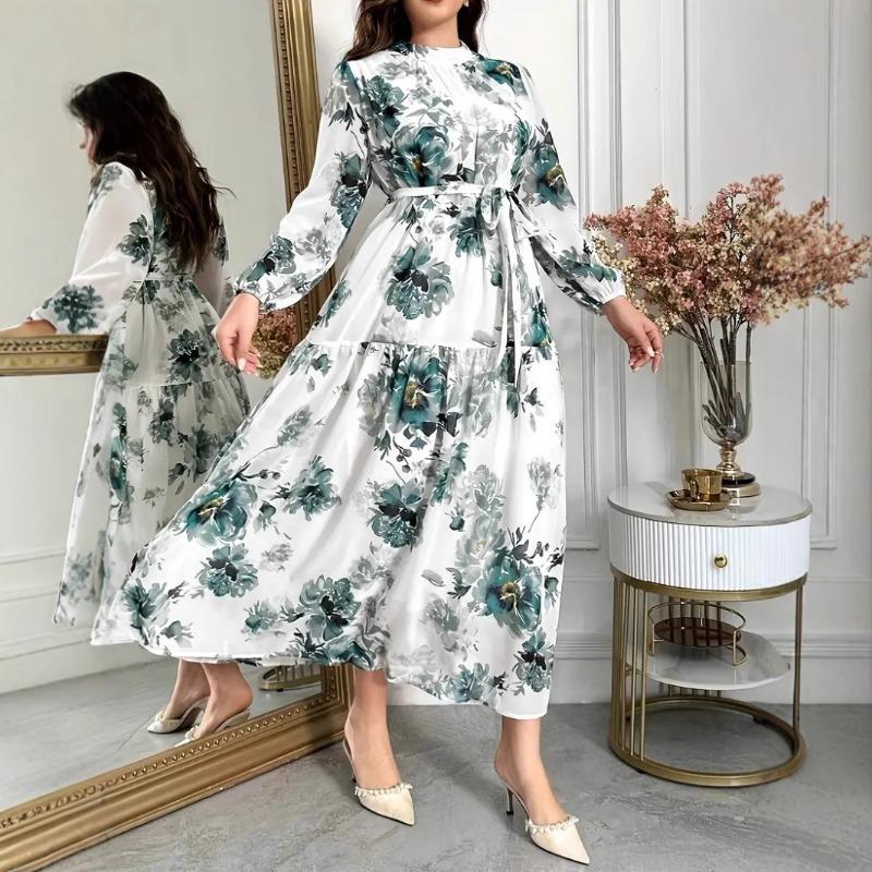 Women's Dress French Elegance Summer Dress Lace-up Slim-fit Holiday Dress