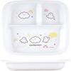 Skater XP7AG-A Baby Lunch Plate, Antibacterial Plastic, 470ml, Shinapushu, Kids' Tableware