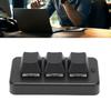 USB Wired 3 Key Keyboard Customize Programmable 3 Key Mechanical Keypad for PC Video Game