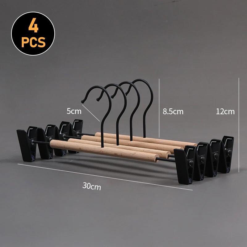 

Деревянная вешалка для пальто и брюк, роскошная, прочная, металлическая, деревянная, для костюма, с поворотным крючком на 360°, бытовой органайзер для одежды в гардеробе