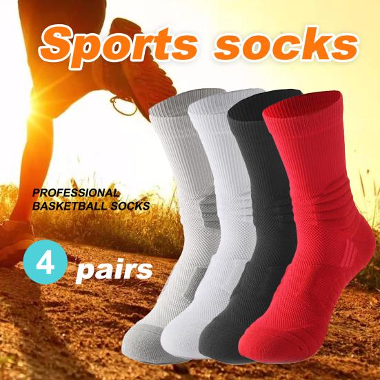 Buy Practical Running Socks Comfort Fit Wear Resistant Polyester