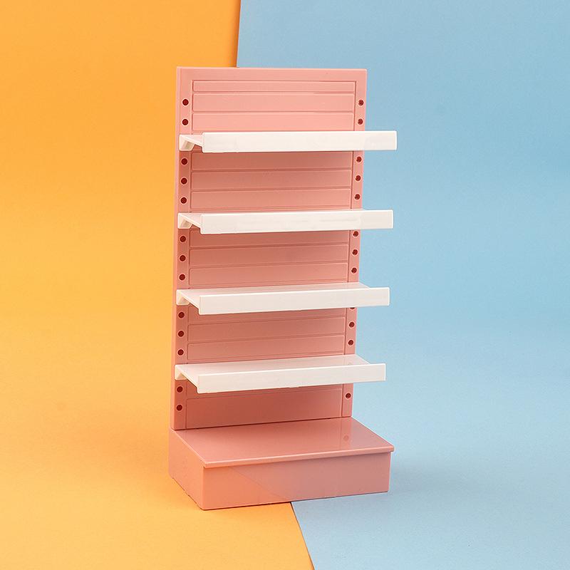 Dollhouse Supermarket Display Shelf Dollhouse Simulated Snack Cabinet Dolls House Accessories