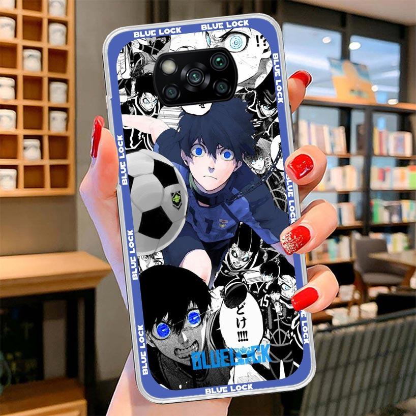 Custodia per Telefono Anime Blue Lock Per Xiaomi Poco F7 Ultra X7 X6 X5 Pro M7 Redmi 15C 15 13C 13 12C 12 10C 10 9A 9C 9T 9 Guscio Poc