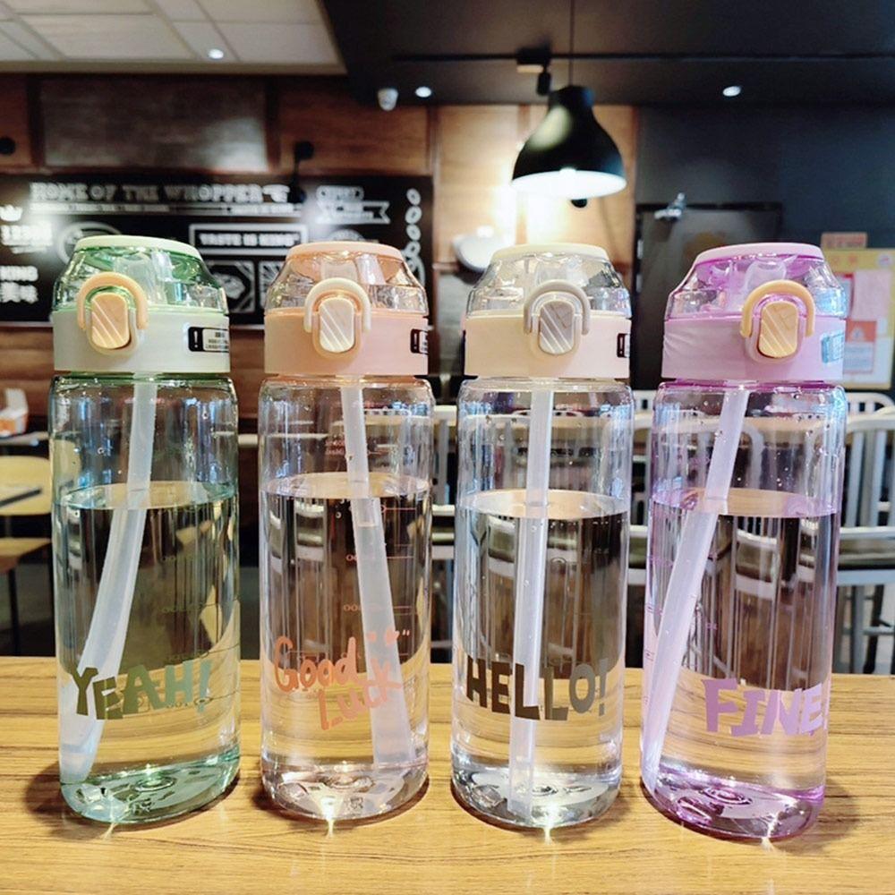 800ml Leak-Proof Summer Water Bottle Large Capacity Drinking Kettle Sports Water Cup  Outdoors