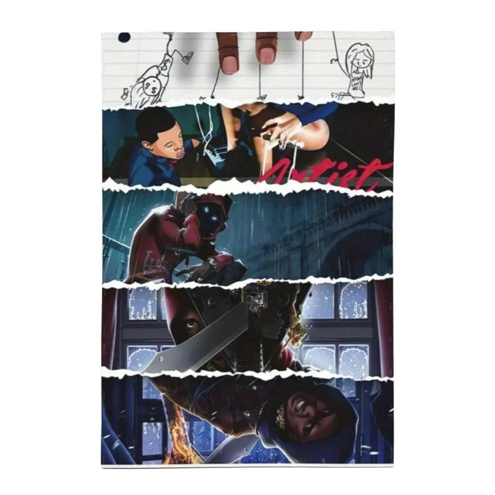 

1 шт. Гобелен с обложкой альбома Starboy, полиэстер, 2D-печать, хип-хоп, настенное панно для спальни, гостиной, общежития, подарок для The Wee 74x94cm(29x37in)