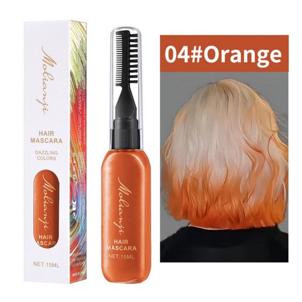 Hair Pen Disposable Temporary Dye, Partial Dye DIY Hair Chalk Gray Hair Root Cover Festival Cosplay Ring