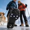 2Pcs/set Invisible Ice Cleats anti-slip winter mountaineering Ice Shoes Grippers climbing crampons for outdoor snow hiking