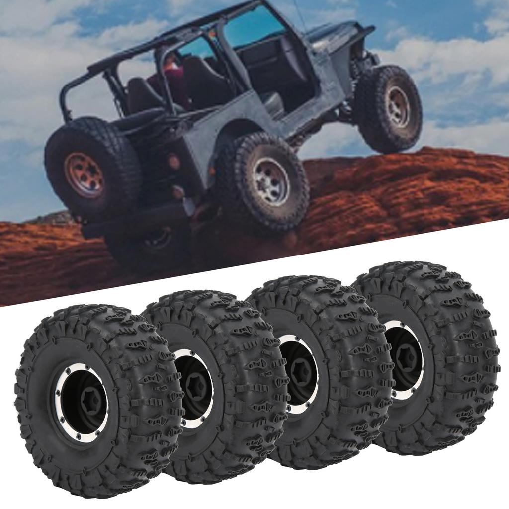 4PCS 1/10 Remote Control Car Hub Tire Set for Traxxas Trx4/HSP/Tamiya Axial SCX10 D90