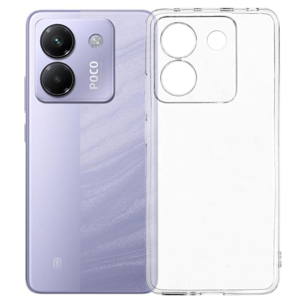

UNITHIN Чехол для Xiaomi Poco M7 Pro 5G Ультратонкий 0,7 мм Прозрачный ТПУ Противоударный Чехол для Телефона Точные Вырезы A