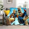 Bud Spencer Terence Hill Wohndecke für Sofa Wandern Picknick Super Weiche Steppdecke Mode Bett Thermoflanell Geburtstagsgeschenk