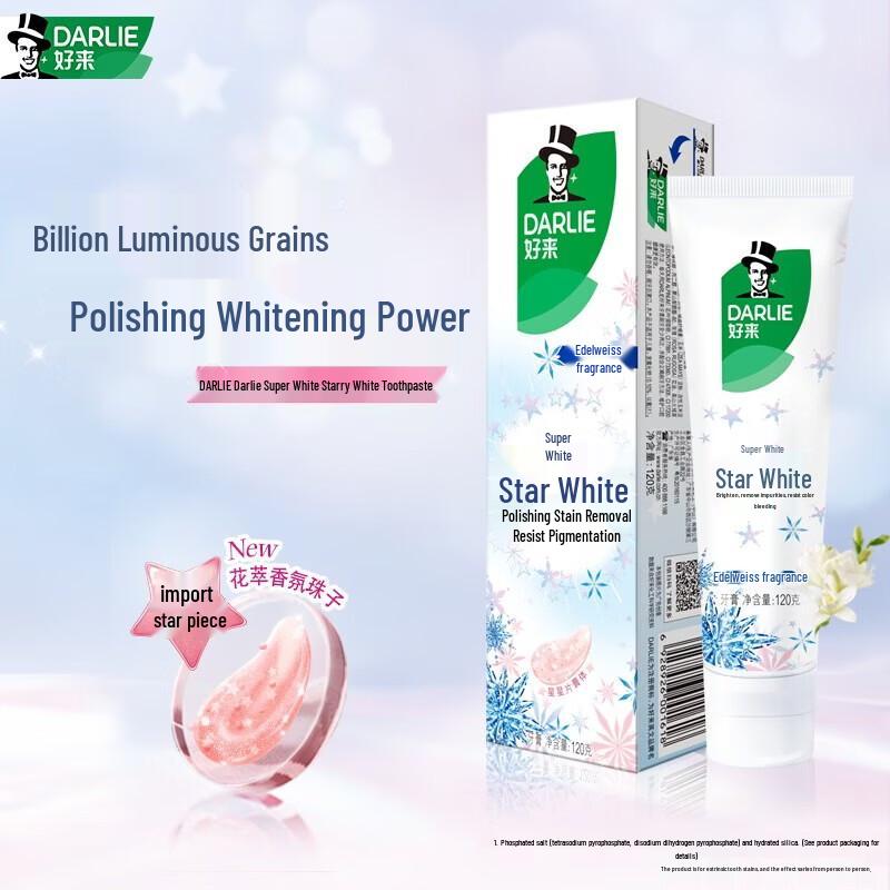 Darlie Starry White Whitening Fluoride Toothpaste