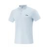 Li Ning Versatile Comfortable Breathable Polo Shirt Men Tops Folk-Blue APLV181-7