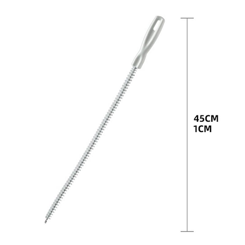 Kitchen Sink Cleaning Hook Cleaner Sticks Clog Remover Sewer Bendable Dredging Pipe Bathroom Hair Cleaning Sink Sewer Dredging