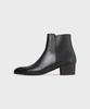 Firenze Atelier 4.7Cm Castarsole Minimal Zipper Ankle Boots 3335 [Black Fg]