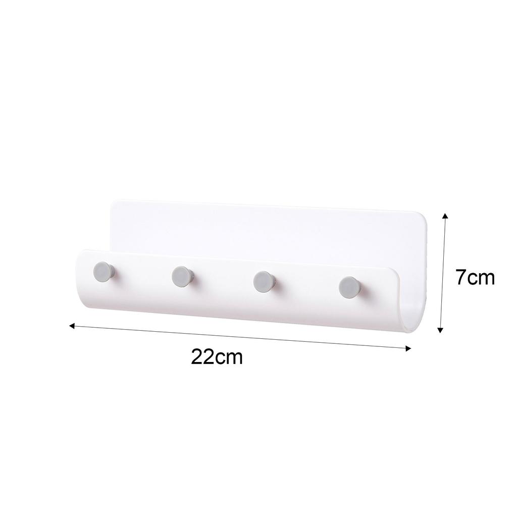 Selbstklebender Schlüsselhalter zum Aufhängen, Wandmontage, Wäscheständer für die Küche, langlebig, ohne Bohren, Aufbewahrungsbehälter für Armbänder, Telefone und E-Mails