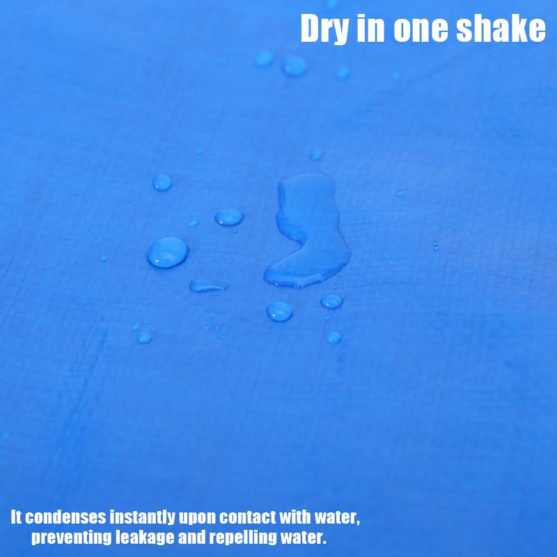 Sun And Rainproof Tarpaulin Rainproof Cloth Pe Material Waterproof Coating On Both Sides With Holes Multipurpose