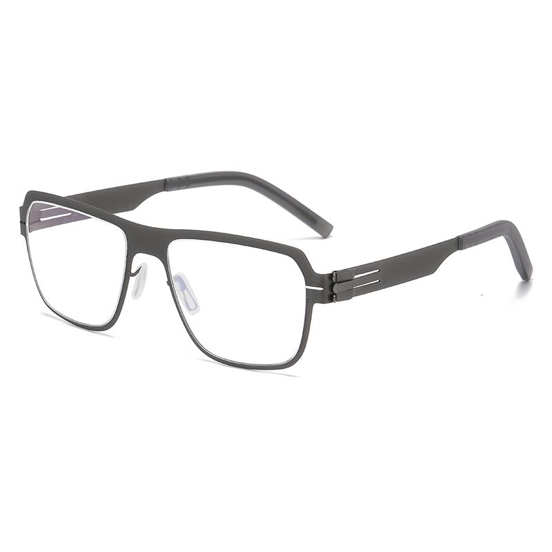 Germany Designer Glasses Frames Men Super Thin Medical Aviation Stainless Steel Retro Eyeglasses Women Reading Spectacle Frame