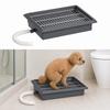 Splash-Proof Dog Training Potty Non-slip Dog Litter Box Easy To Clean Puppy Potty Tray  Indoor